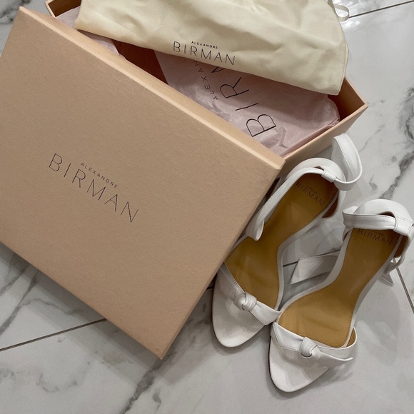 Alexandre Birman White Clarita Heels - Picture 3 of 6